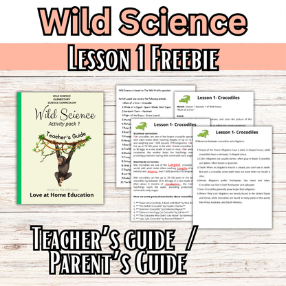 Wild Science: Elementary Science Curriculum: Activity Book 1