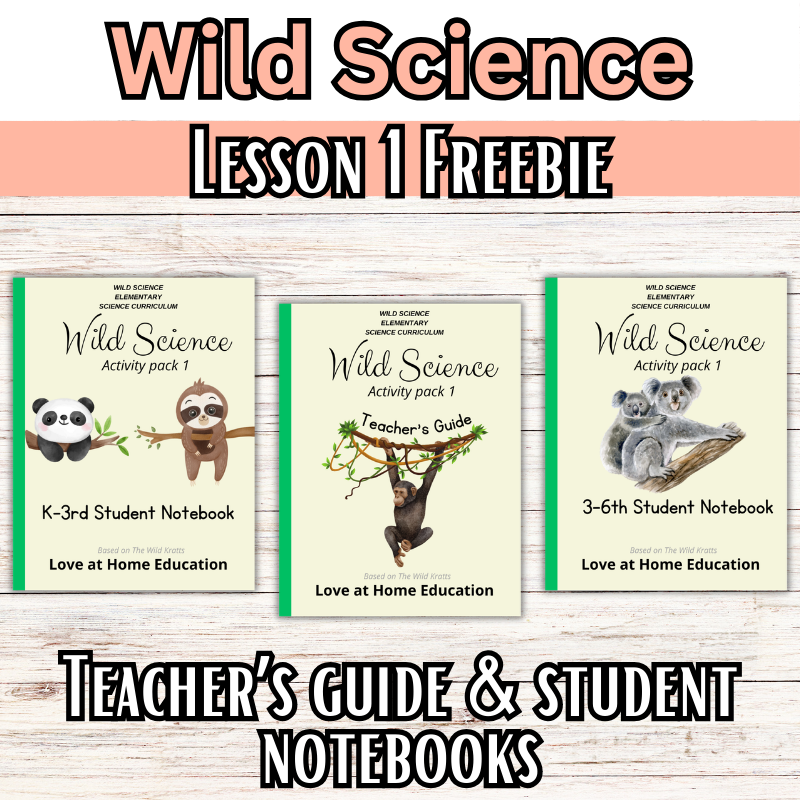 Wild Science 1-3 Bundle: Elementary Science Curriculum: Activity Books (60 Lessons)