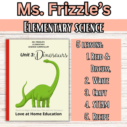 Ms. Frizzle's Elementary Science Curriculum- Original Pack (Ages 4-10, PreK-4th grade)