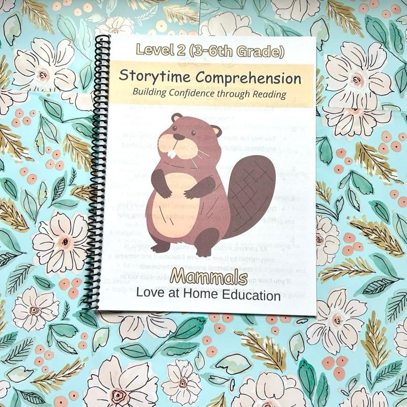 Storytime Comprehension: Inspiring Confidence in Young Readers (Mammals, Reading Comprehension) PreK-8th Grade