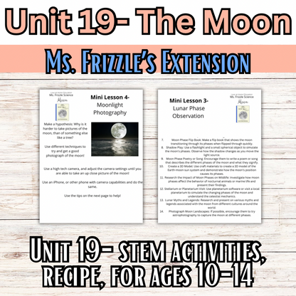 Ms. Frizzle's Elementary Science Curriculum- Extension Pack (Ages 10-14, 4th-8th grade)