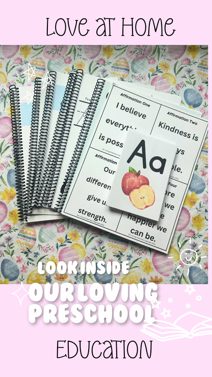 Our Loving Preschool Curriculum- The Full Year of Preschool for 2-6 year olds- The Digital Download Collection