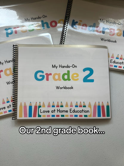 My Graded Hands on Workbooks- Preschool-5th Grade (Learning Books) Bundle