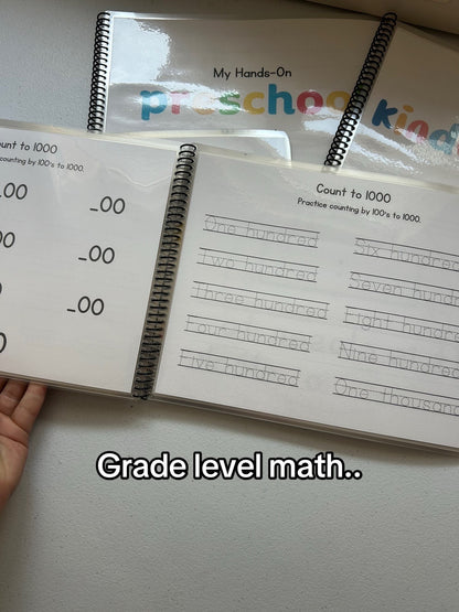 My Graded Hands on Workbooks- Preschool-5th Grade (Learning Books) Bundle