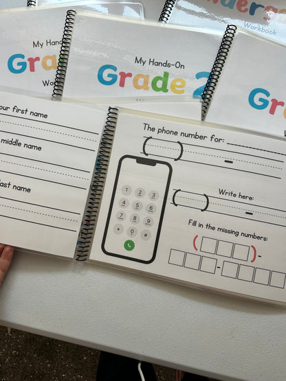4th GRADE My Graded Hands on Workbooks- (Learning Books)
