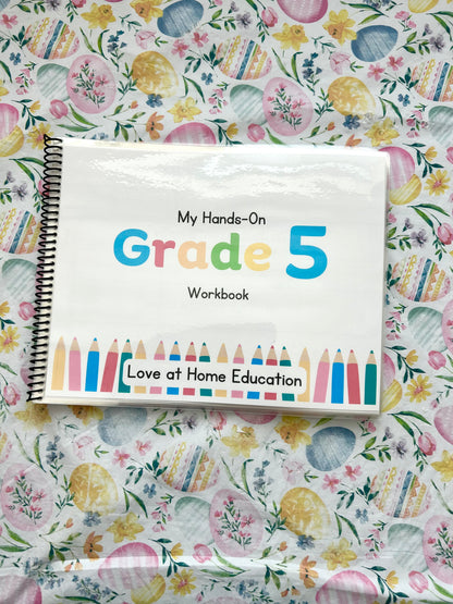 5th GRADE My Graded Hands on Workbooks- (Learning Books)