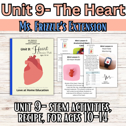 Ms. Frizzle's Elementary Science Curriculum- Extension Pack (Ages 10-14, 4th-8th grade)