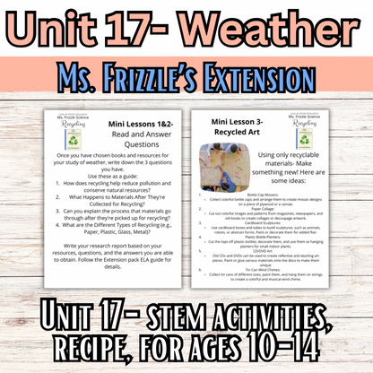 Ms. Frizzle's Elementary Science Curriculum- Extension Pack (Ages 10-14, 4th-8th grade)