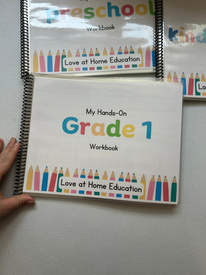 1st GRADE My Graded Hands on Workbooks- (Learning Books)