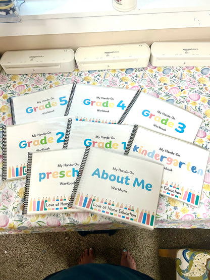 5th GRADE My Graded Hands on Workbooks- (Learning Books)