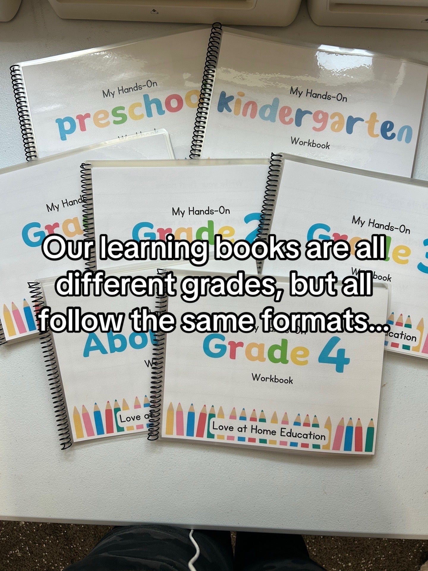 My Graded Hands on Workbooks- Preschool-5th Grade
