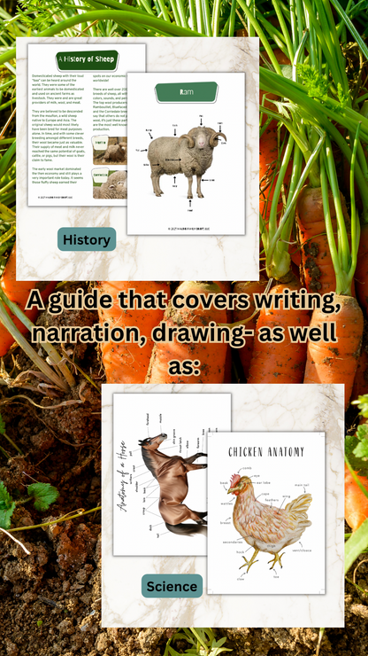 Farmschooling Edition (The Ultimate Unit Study) (Grades PreK-6) Based on Farmer Boy by Laura Ingalls Wilder