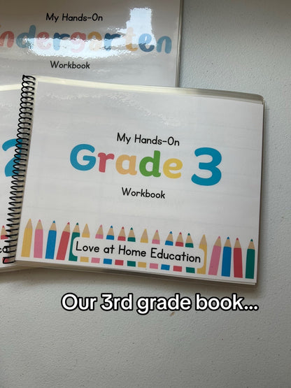 My Graded Hands on Workbooks- Preschool-5th Grade (Learning Books) Bundle