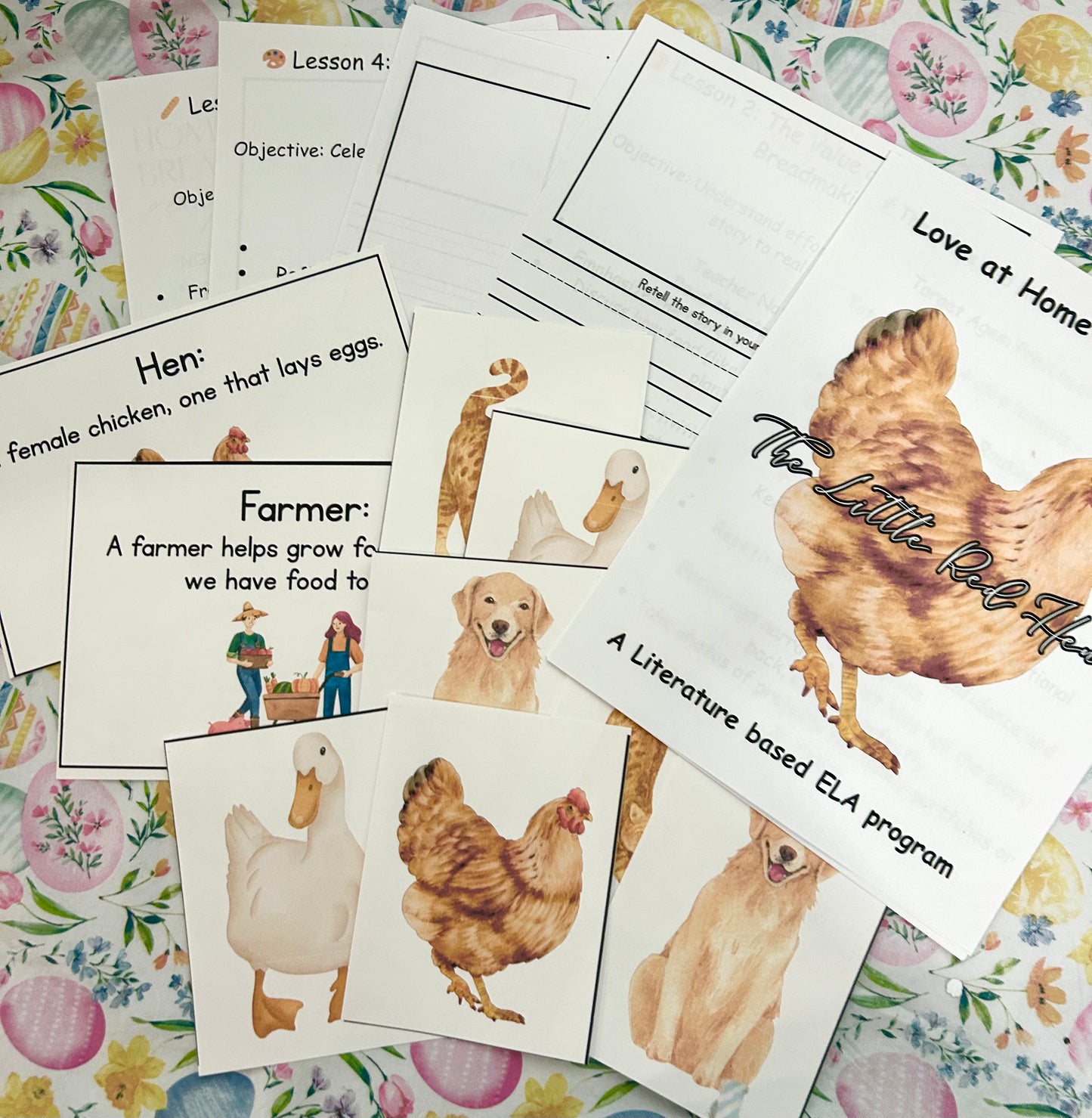 The Little Red Hen- Literature Mini Study