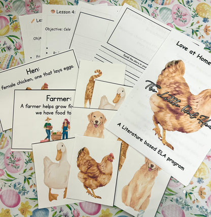 The Little Red Hen- Literature Mini Study