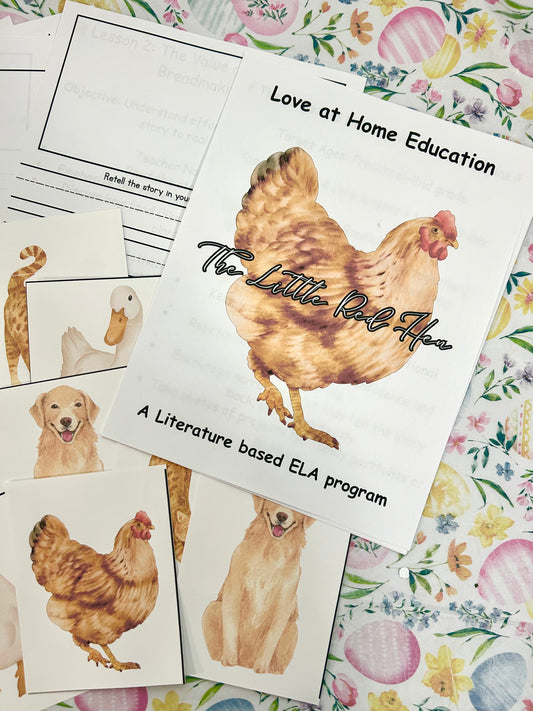 The Little Red Hen- Literature Mini Study