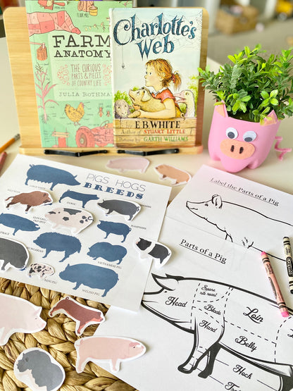 Farmschooling Edition (The Ultimate Unit Study) (Grades PreK-6) Charlotte's Web by E.B. White