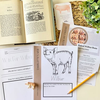 Farmschooling Edition (The Ultimate Unit Study) (Grades PreK-6) Charlotte's Web by E.B. White