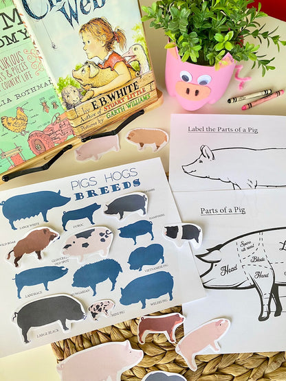 Farmschooling Edition (The Ultimate Unit Study) (Grades PreK-6) Charlotte's Web by E.B. White