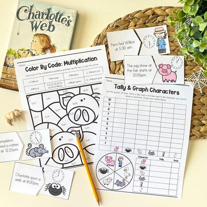 Farmschooling Edition (The Ultimate Unit Study) (Grades PreK-6) Charlotte's Web by E.B. White