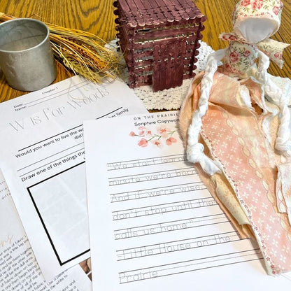 Harvestschooling Edition (The Ultimate Unit Study) (Grades PreK-6) Based on Little House in the Big Woods by Laura Ingalls Wilder