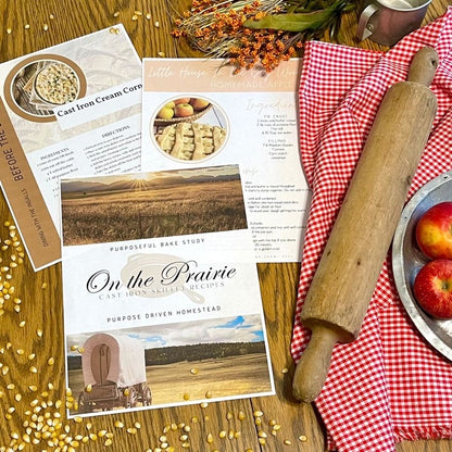 Harvestschooling Edition (The Ultimate Unit Study) (Grades PreK-6) Based on Little House in the Big Woods by Laura Ingalls Wilder