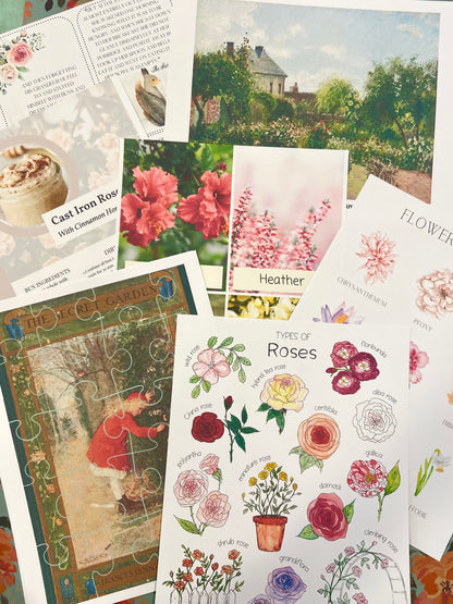 Gardenschooling Edition (The Ultimate Unit Study) (Grades PreK-6) Based on the Secret Garden by Frances Hodgson Burnett