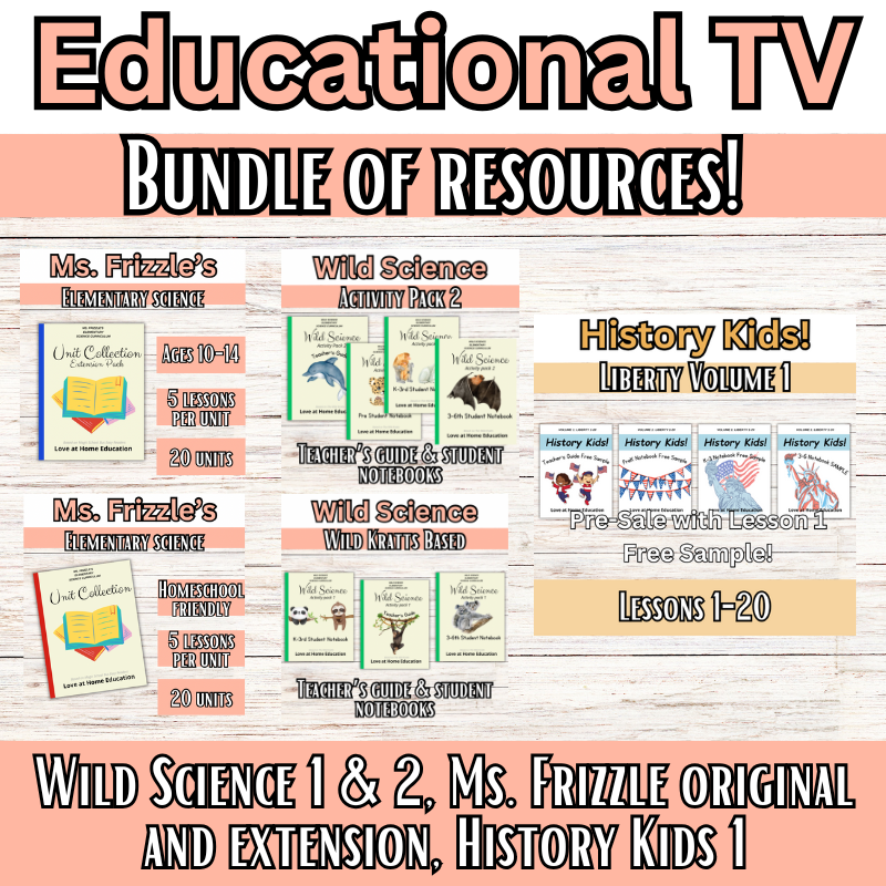 The Educational TV Time Homeschool Bundle (Digital)