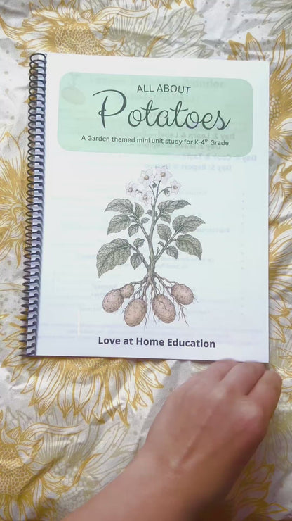 Potato Unit Study: K-4th Grade (5 Lessons)